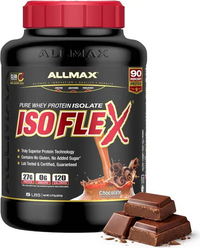 Vista 26 de ALLMAX Nutrition - ISOFLEX Polvo de Proteína de Suero, Proteína de Suero Aislada, 27g de Proteína, Pastel de Cumpleaños, 2 lb