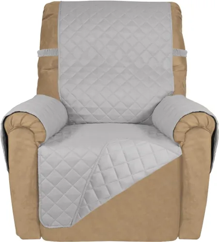 Vista 173 de PureFit - Funda de sofá acolchada reversible, protector de muebles impermeable, funda de sofá lavable con espuma antideslizante y correas elásticas