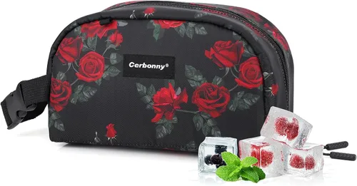 Vista 18 de Cerbonny Pequeña bolsa refrigeradora, bolsa de almuerzo congelable para niños y adultos, pequeña bolsa aislada, mini bolsa portátil para aperitivos
