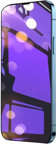 Vista 3 de 2 piezas de vidrio templado anti-azul de privacidad para iPhone XS Max/iPhone 11 Pro Max, película protectora de pantalla antiespía diseñada