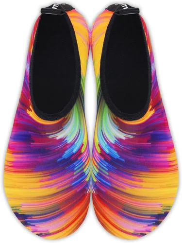 Vista 4 de WateLves - Zapatos acuáticos para hombre, mujer y niños, calcetines de agua de secado rápido, para playa, natación, surf, yoga, ejercicio
