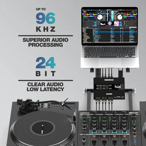Vista 4 de Reloop FLUX 6x6 IN/OUT USB-C DVS Interfaz para Serato DJ Pro