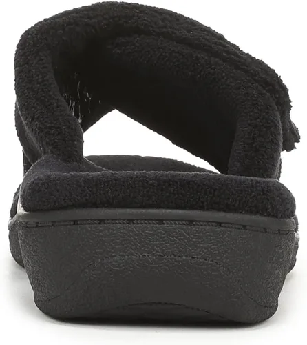 Vista 4 de Vionic Sandalias de descanso Tropez para mujer con hebilla ajustable y soporte de arco ortopédico oculto Negro Premium