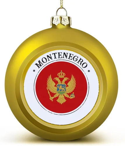 Vista 14 de Adorno de bola de Navidad de Marruecos, bandera de Marruecos, bandera de las naciones, adornos colgantes, recuerdo, regalo para árbol de Navidad