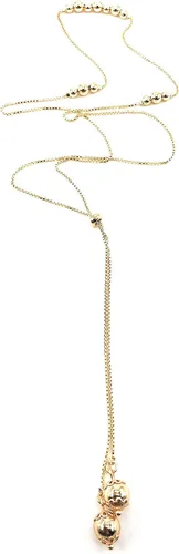 Vista 2 de SIFRIMANIA 18K Gold Plated Lariat Adjustable Necklaces for Women Fashion Jewelry