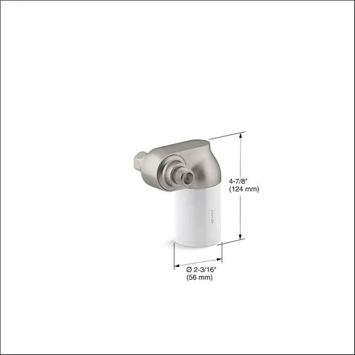 Vista 3 de KOHLER R24612-BN - Accesorio para cabezal de ducha con filtro Aquifer, sistema de filtración que se fija a la mayoría de cabezales de ducha