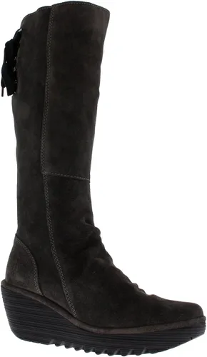 Vista 3 de Botas Diesel Fly London Yust invierno aceite gamuza cuña Diesel botas hasta la rodilla