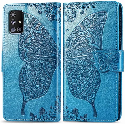 Vista 13 de GYHOYA Funda tipo cartera compatible con Samsung Galaxy A71 para mujer, funda de cuero con función atril magnético y tarjetero para Samsung Galaxy