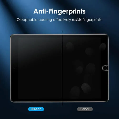 Vista 6 de JETech Protector de pantalla One Touch Install para iPad de 10.2 pulgadas (9ª/8ª/7ª generación, 2021/2020/2019), película de vidrio templado con kit