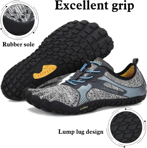 Vista 6 de SAGUARO Men's Women's Barefoot Minimalist Shoes Athletic Hiking Water Shoes for Aqua Swimming Trail Running Cross Training