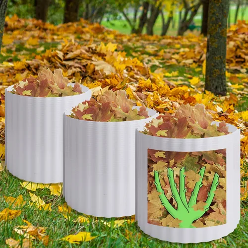 Vista 6 de DECOHS 8 piezas de collar de rosa de invierno, conos de rosa cálidos para plantas conectables a plantas, cubierta protectora de plantas de rosas