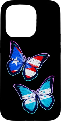 Vista 14 de Honduras Puerto Rico bicultural Roots. Butterfly Version Case for iPhone 17