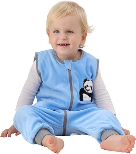 Vista 3 de Baby Sleep Sack Spring Autumn Warm Infant Walking Sleeping Bag with Legs Wearable Blankets Pajamas 1-4T