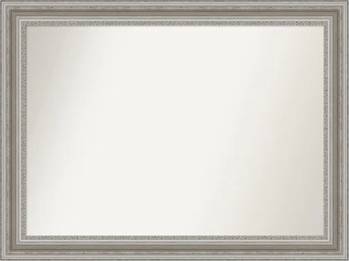 Vista 23 de Amanti Art Espejo de pared, elegante espejo con marco de miel cepillada para decoración de pared o uso como espejo de baño para sobre el fregadero
