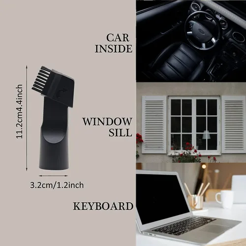 Vista 7 de ANBOO Juego de accesorios de vacío, accesorios de aspiradora de 1 1/4 pulgadas, kit de limpieza, accesorios de cepillo de piso de madera dura