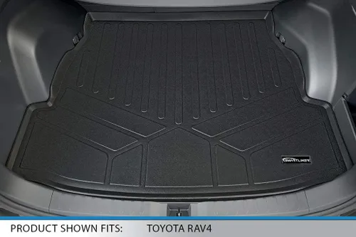Vista 2 de SMARTLINER Tapete de carga para maletero de ajuste personalizado para todo tipo de clima, compatible con Toyota RAV4 2019-2025