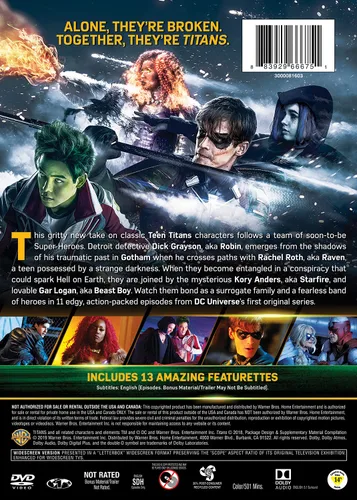 Vista 2 de Titans The Complete First Season DVD