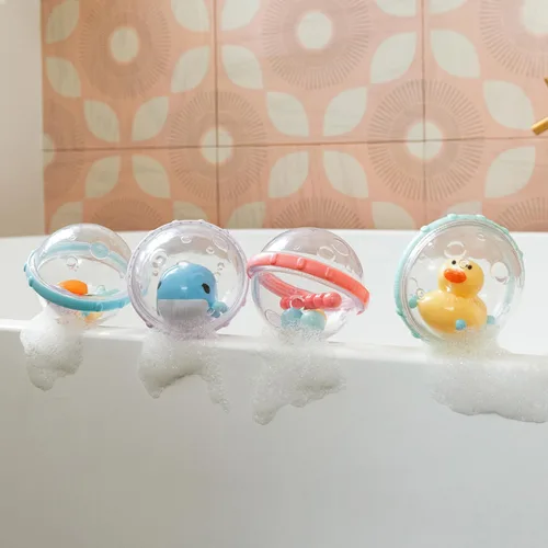 Vista 4 de Munchkin® Float & Play Bubbles™ - Juguete de baño para bebés y niños pequeños, 4