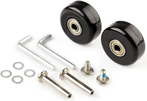Vista 3 de F-BER Kit de reemplazo de ruedas de equipaje para maleta, ruedas OD40-2.520 in, ABEC 608zz, juego de 2