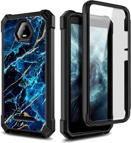 Vista 6 de NZND Schok Volt SV55 - Funda protectora de cuerpo completo a prueba de golpes con protector de pantalla integrado para Schok Volt SV55