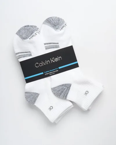 Vista 2 de Calvin Klein Calcetines deportivos acolchados para hombre, paquete de 6