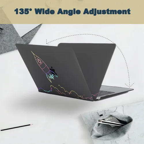 Vista 56 de Funda compatible con MacBook Air de 11 pulgadas 2015-2010 A1465 A1370, diseño impreso de plástico para laptop, carcasa protectora Air de 11.6