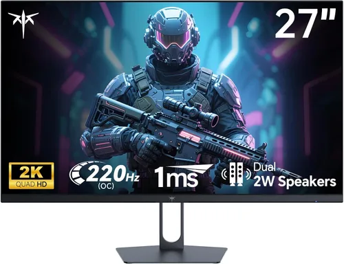 Vista 27 de KTC M27P6S Monitor para juegos mini LED 4K de 27 pulgadas, modo dual de Blanco