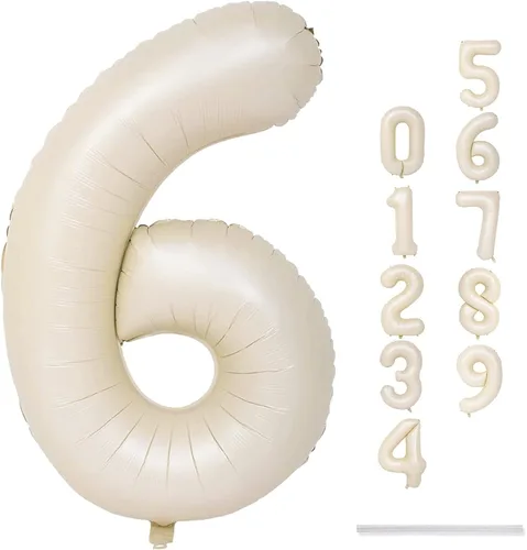 Vista 103 de Globo negro del número 0 para niñas y niños, 40 pulgadas, grande, número 0-9, de papel de aluminio, de Mylar para helio, juego de globos digitales
