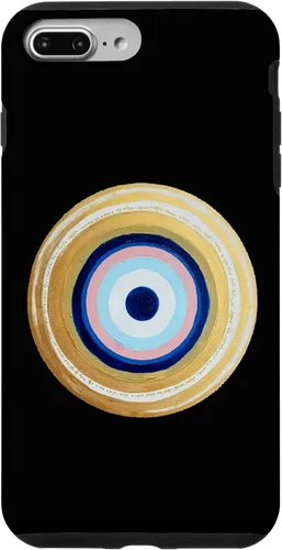 Vista 12 de Carcasa para iPhone 17 con protección contra maldiciones amarillas y negras, color rosa