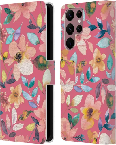 Vista 235 de Head Case Designs Officially Licensed Ninola Butterfly Nature Spring Floral Leather Wallet Case Compatible with Samsung Galaxy A07 4G