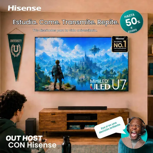 Vista 2 de Hisense - Smart Fire TV de 32 pulgadas Serie A4 FHD 1080p (32A4NF, Modelo 2025) - DTS Virtual: X, diseño de bisel delgado, Alexa integrado