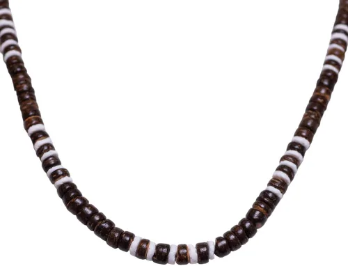 Vista 28 de BlueRica Collar de cuentas de concha de coco y puka (18")
