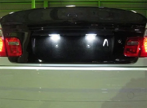 Vista 4 de iJDMTOY OEM-Fit - Kit de luces LED completas para placa de matrícula de 3 W, compatible con BMW E46 LCI/Facelift 325ci 330ci M3 2-Coor Coupe