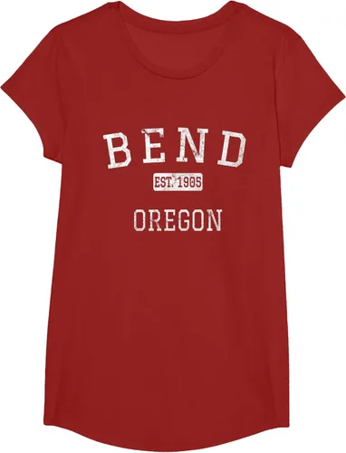 Vista 51 de Bend Oregon OR Camiseta vintage, Negro