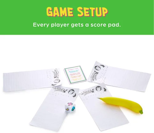 Vista 3 de Continuum Games Banana Blitz, Banana Grabba Juego de dados de acción rápida Diversión familiar de ritmo rápido para la noche
