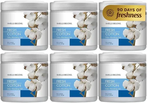 Vista 19 de SMELLS BEGONE Eliminador de olores de gel de 15 onzas – Absorbe y elimina los olores difíciles en áreas de mascotas, baños, sótanos, garaje