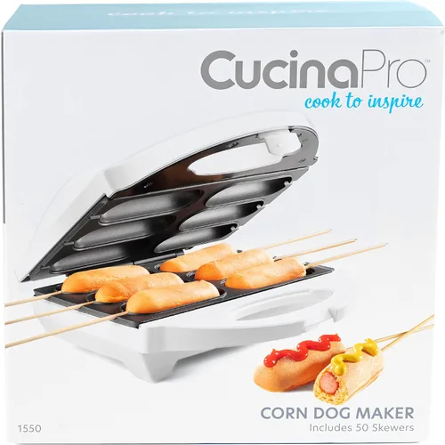 Vista 9 de Máquina para hacer perros calientes en un palo, incluye pinchos y recetas