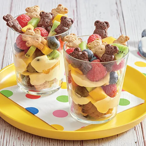 Vista 10 de Teddy Grahams Snacks Graham de chocolate, 6 cajas de 10 onzas