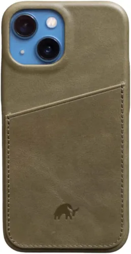 Vista 25 de Funda de cartera de cuero artesanal premium Bullstrap para iPhone 13 Ajuste impecable sin volumen y almacenamiento seguro de tarjetas Funda