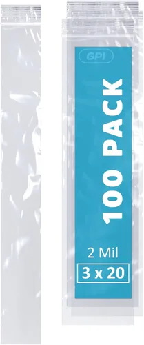 Vista 36 de Bolsas con cremallera de 1 pulgada x 8 pulgadas de largo, paquete de 12000