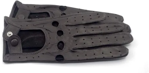 Vista 3 de MGGMOKAY Guantes de conducción de cuero genuino para mujer sin forro