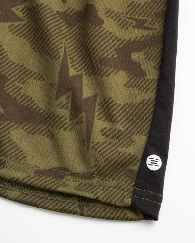 Vista 4 de RBX Conjunto de pantalones cortos activos para bebé niño, camiseta de manga corta, camiseta sin mangas y pantalones cortos de rendimiento (niño)