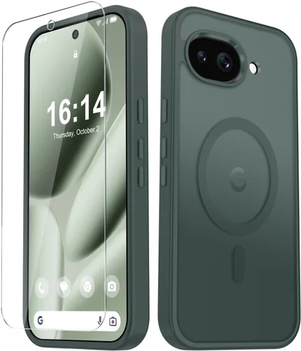 Vista 669 de Funda para Google Pixel 10 Pro XL, cubierta magnética mate, color negro Fit for MagSafe, Screen Protector included, Shockproof Military Grade