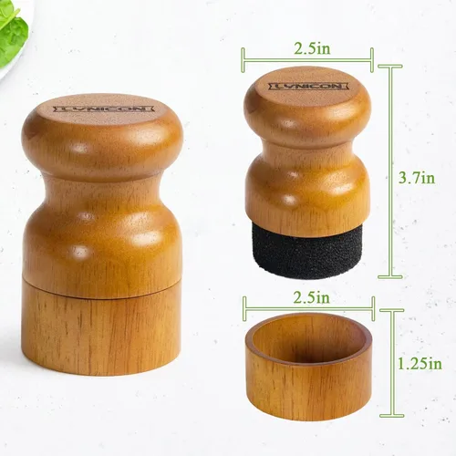 Vista 6 de Aplicador de cera de aceite para tabla de cortar, bloques de carnicero, aplicador de madera crema para aceite mineral de grado alimenticio