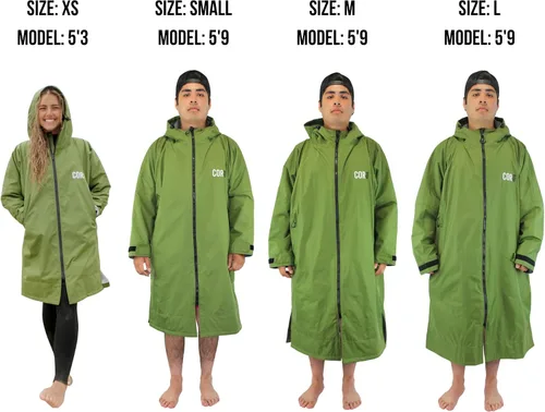 Vista 29 de COR Surf Swim Parka for Youth and Adults Heavy-Duty Weatherproof Swimming Jacket with Size Options for Men, Women and Kids
