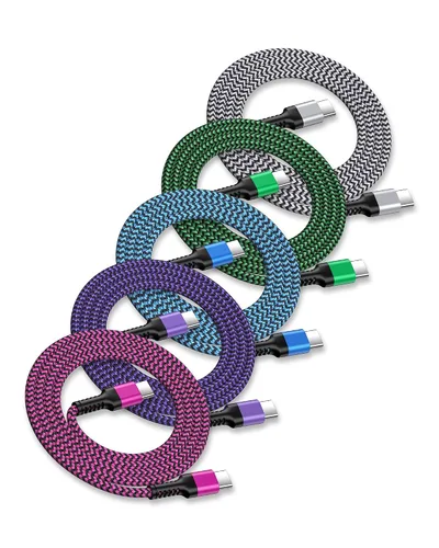 Vista 8 de Cable USB C a Lightning 4Pack/0,9 m, Certificado Apple Powerline C-Type Cargador de Carga Rápida Original Cable Lightning para iPhone 14 13 13 Pro