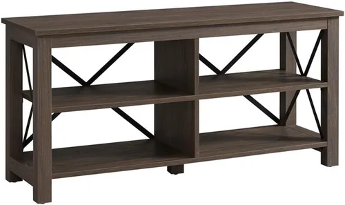Vista 13 de Henn&Hart Soporte rectangular de TV para televisores de hasta 55 pulgadas en blanco, soportes de TV para la sala de estar