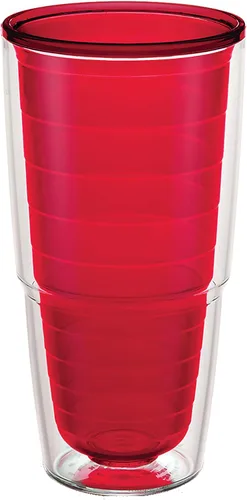 Vista 41 de Tervis Vaso aislado de mesa transparente y colorido fabricado en Estados Unidos con doble pared, taza de viaje que mantiene las bebidas frías
