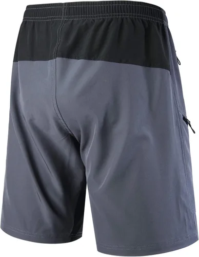 Vista 2 de Pantalones cortos de ciclismo de montaña para hombre, acolchados 3D, holgados, ligeros, para ciclismo, equitación, entrenamiento