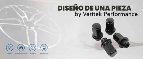 Vista 6 de Veritek - Juego de 24 tuercas hexagonales de 0.472 x 0.059 in, 1.87 pulgadas, 1.850 in de longitud, 13/16 hexagonales, OEM de fábrica